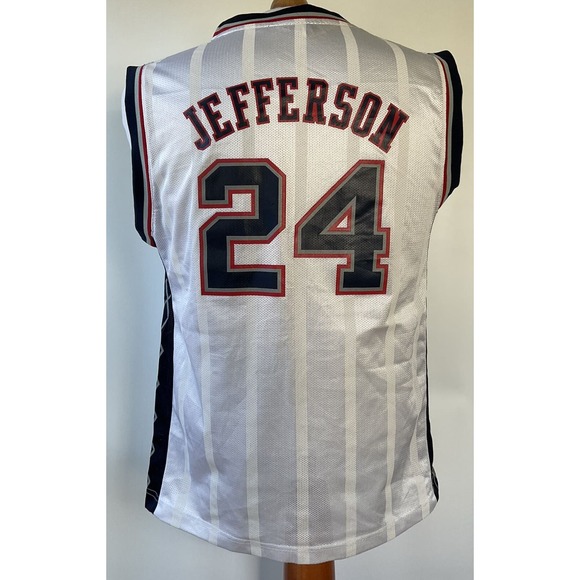 Reebok Richard Jefferson New Jersey Nets NBA Swingman Jersey Youth Size Large - Picture 3 of 7